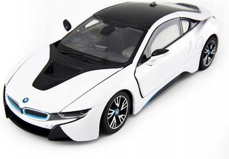 Model auta BMW i8 1:24 kovový biely