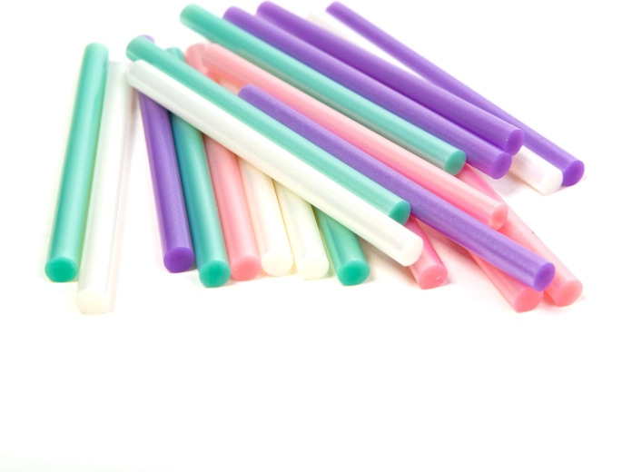 Perleťové tavné lepiace tyčinky do pištole 7 × 100 mm – 20 kusov