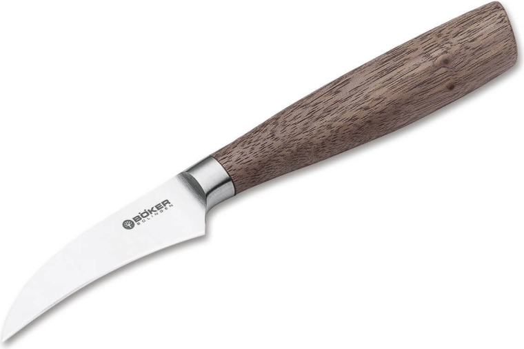 Kuchynský nôž na lúpanie 7 cm BÖKER Manufaktur Solingen Core, orechové drevo