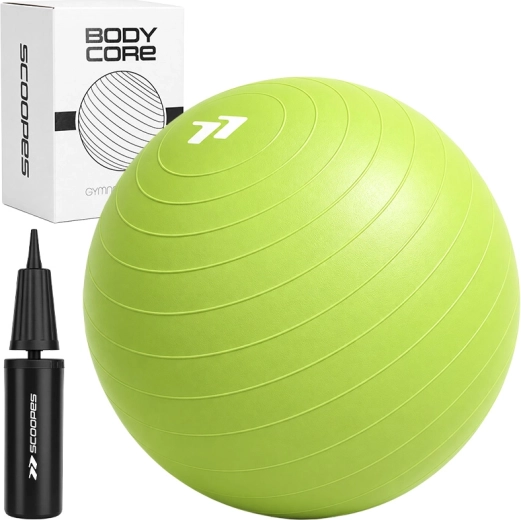 Gymnastická lopta BodyCore 55 cm zelená