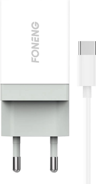 Rýchlonabíjačka FONENG s 1× USB 10,5 W + kábel USB‑C 1 m
