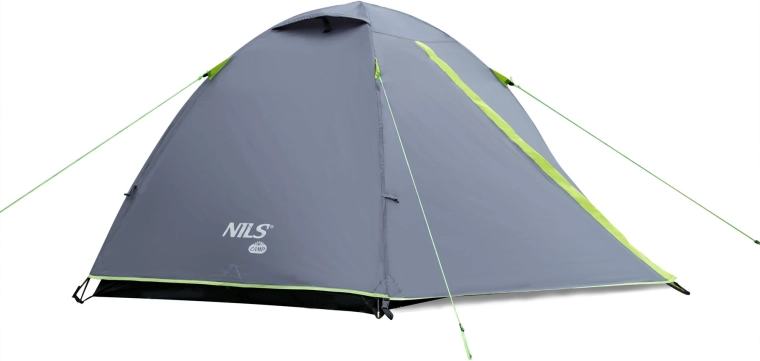 Kempingový stan NILS Camp Explorer pre 3 osoby – sivý