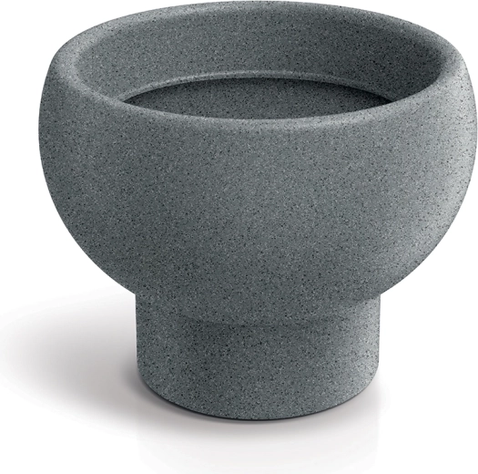 Kvetináč Gane 26 cm žulovo sivý