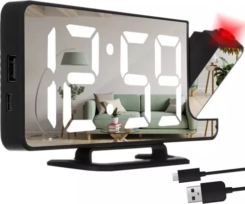 LED budík s projektorom Izoxis 19576