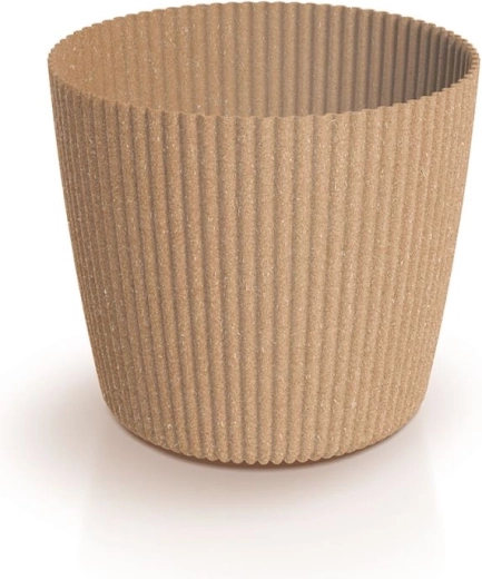 Kvetináč Milly Round Eco Wood 29,2 cm Naturo Eco