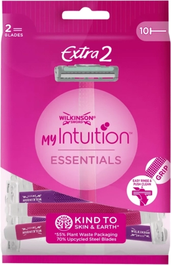Jednorazový dámsky holiaci strojček WILKINSON Extra 2 Intuition Essentials, 10 ks