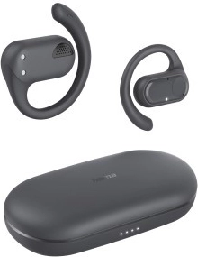 Hama bezdrôtové slúchadlá do uší true wireless s indukčnou nabíjačkou, sivé