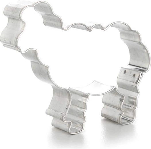 Vykrajovátko na cukrovinky baranček 7 × 6 × 1,6 cm pocínovaný plech