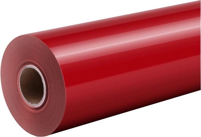 HTVRONT Pure termotransferová fólia 30,5 cm × 1,8 m červená