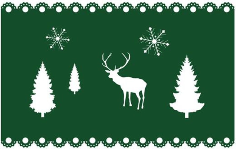 Plstené vianočné prestieranie Toro 40 × 25 cm