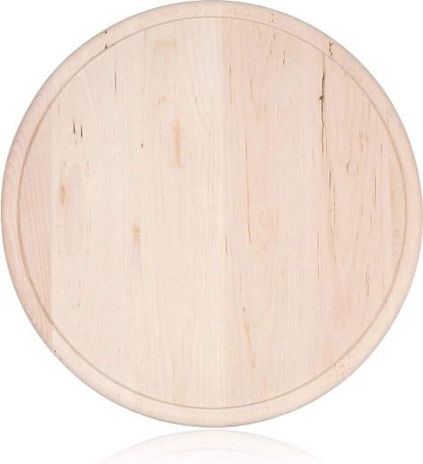 Drevené okrúhle prkénko s drážkou APETIT 30 cm