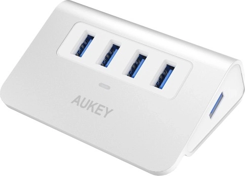AUKEY hliníkový USB hub 4× USB 3.0 (USB-A) 5 Gbps