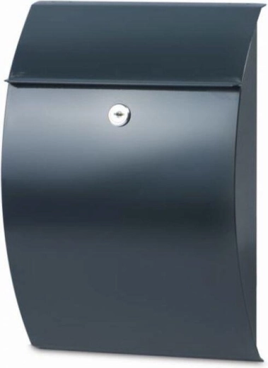 Poštová schránka CAPRI, antracit, pozinkovaná oceľ, 300 × 215 × 70 mm