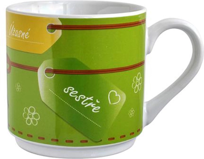 Darčekový keramický hrnček pre sestru 560 ml