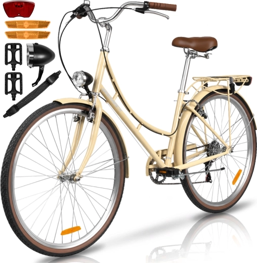 Dámsky mestský bicykel Avilo creamy - 1 kus