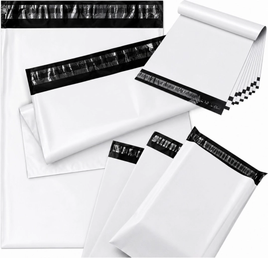 Biele kuriérske obálky B5 190 × 250 mm – 50 ks