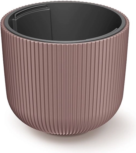 Kvetináč s vložkou Milly 29,8 cm marsala