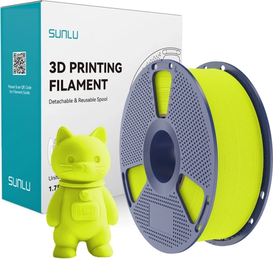 Sunlu PLA Matte filament svetlozelený