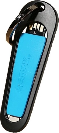 Remax RC-024i krátky Lightning kábel 8 cm modrý na kľúče