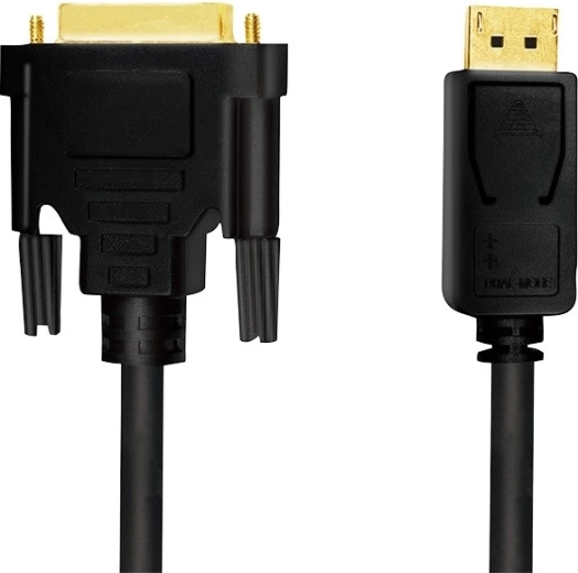 LogiLink kábel DisplayPort 1.2 na DVI, 2 m, čierny