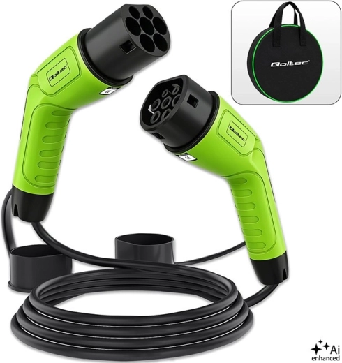 Nabíjací kábel pre elektromobily Type 2, 11 kW, 16 A, 5 m