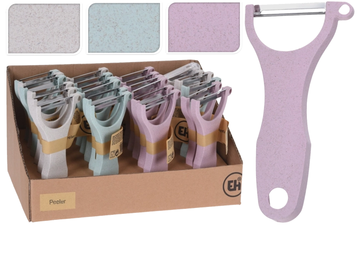 Škrabka na zeleninu 14 cm s nerezovým britom, tvar Y