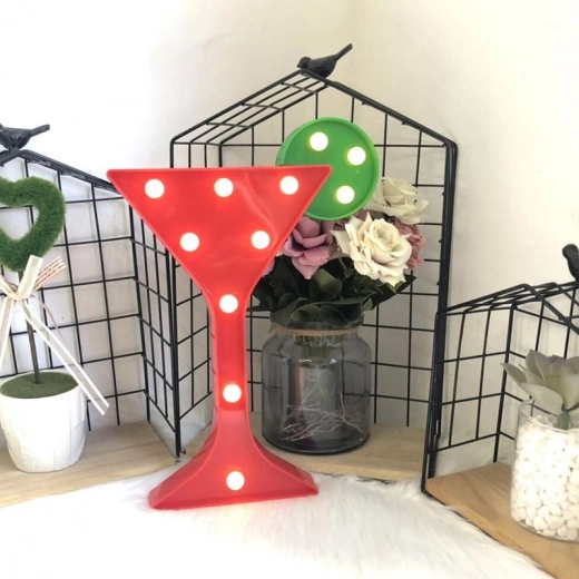 Dekoratívne LED svetlo na víno