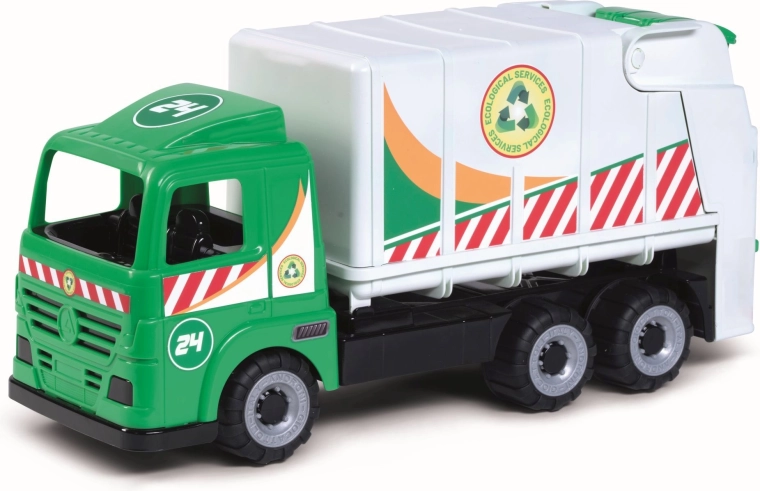 Androni smetiarske auto Heavy Trucks s pogumovanými kolesami 50 cm