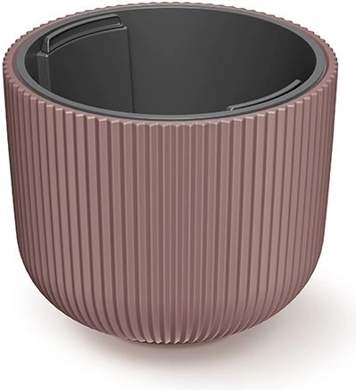 Kvetináč Milly s vložkou 24 cm marsala