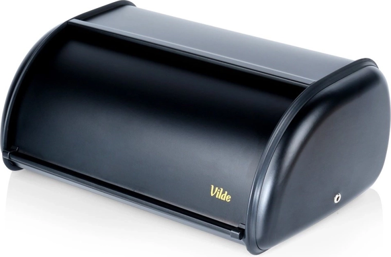 Oceľový chlebník čierny 36 × 23 × 14,5 cm Vilde