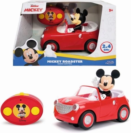 RC auto Mickey Roadster na diaľkové ovládanie 2,4 GHz – červené