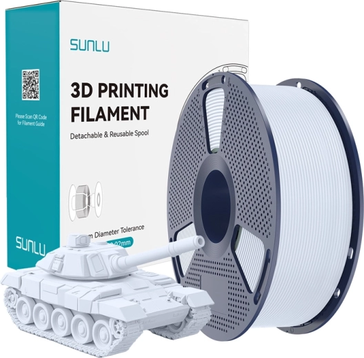 Filament Sunlu PLA+ high-speed biely 1,75 mm