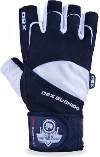 Fitness rukavice DBX Bushido s oporou zápästia – M
