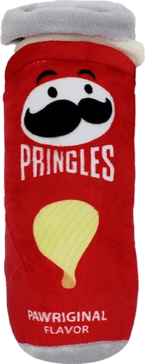 Plyšová pískacia hračka pre psy Pringles Original