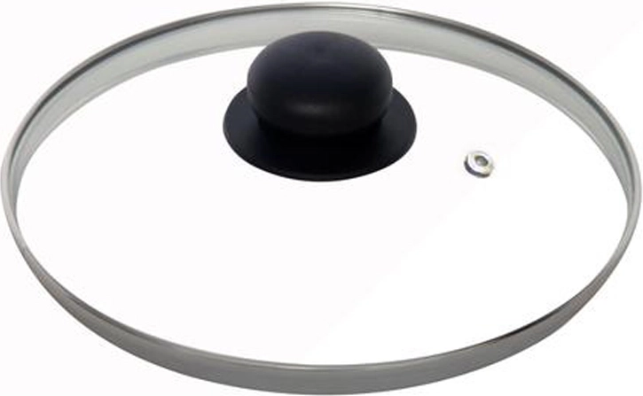 Sklenená pokrievka 24 cm s nehrdzavejúcim okrajom