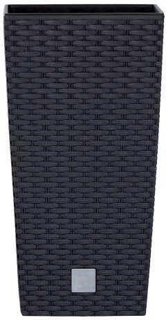 Obal na kvetináč Rato Square antracit 32,5 × 32,5 × 61 cm, 21/49 l