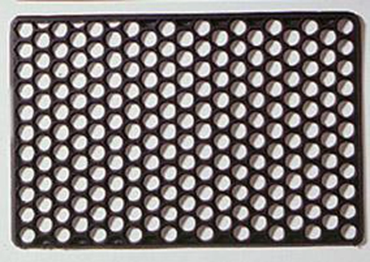 Gumová rohožka 40 × 60 cm čierna TORO