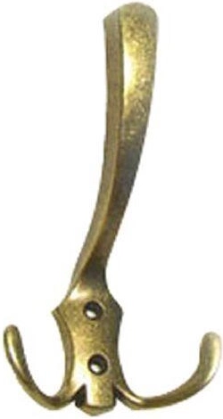 Vešiak Romana I 77 × 130 mm mosadz patina