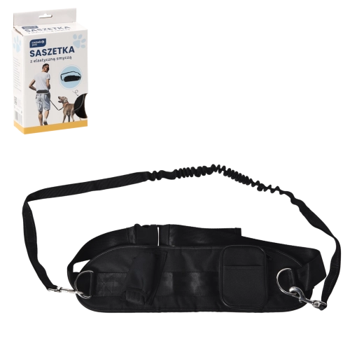 Bežecká ľadvinka so samonavíjacím elastickým vodítkom pre psy