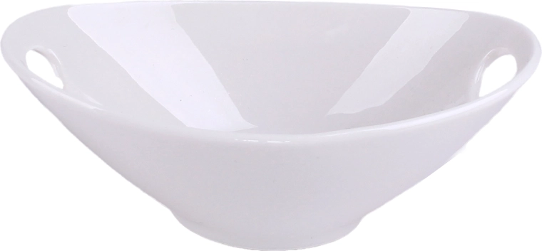 Porcelánová servírovacia miska oválna 55 ml biela