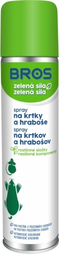 Bros Zelená sila sprej proti krtkom a hrabošom 400 ml