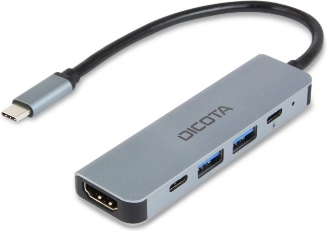 USB-C hub 5 v 1 s HDMI 4K a Power Delivery 100 W