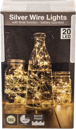 LED svetielka do vody žlté 20 LED
