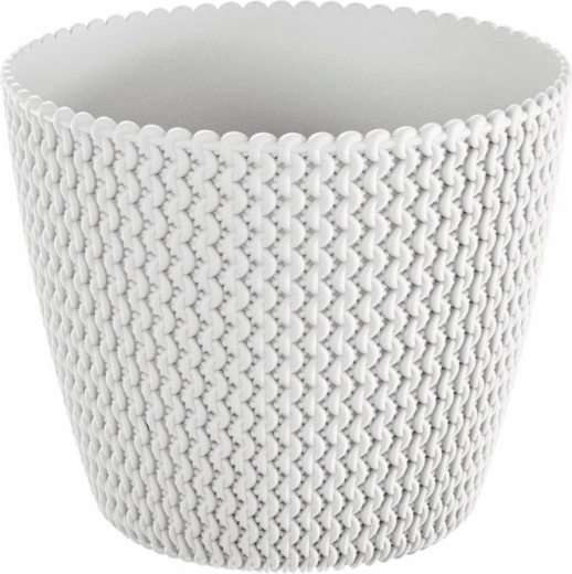 Kvetináč Splofy 15,7 cm biely