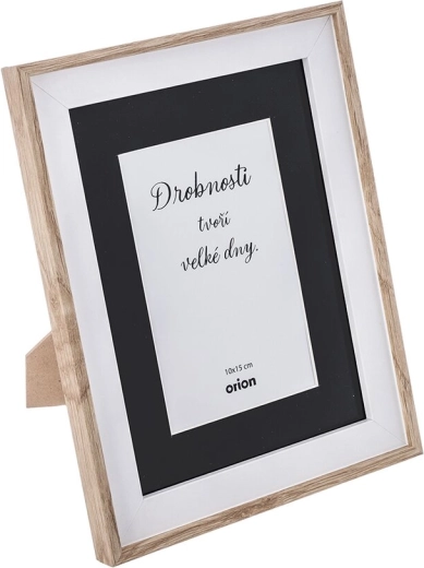 Drevený fotorámik béžový 10 × 15 cm