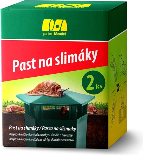 Plastová pasca na slimáky, 2 ks