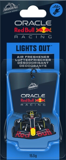 Závesná vôňa do auta Armor All Oracle Red Bull Lights Out – karta