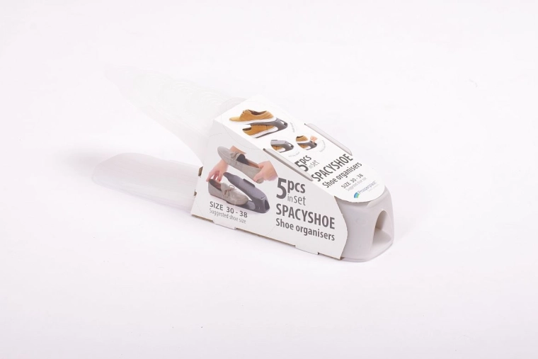 Sada transparentných organizérov na topánky 30–38, úspora miesta
