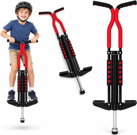 Detská pogo tyč do 80 kg čierna