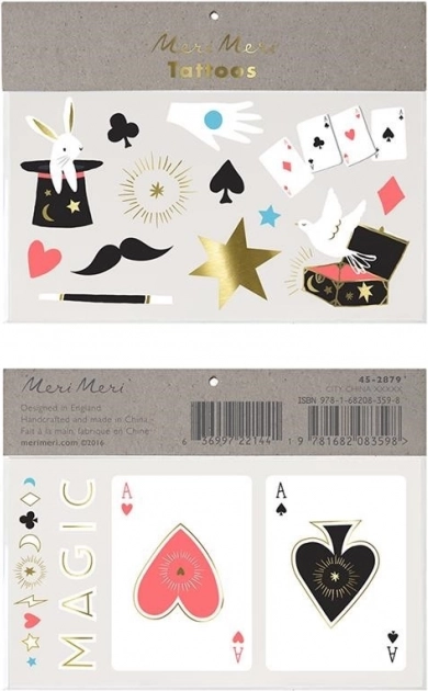 Sada zmývateľných tetovaní Abrakadabra MERI MERI